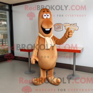 Tan Currywurst mascotte...