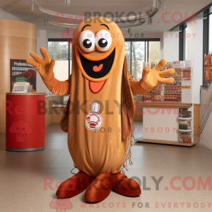 Tan Currywurst mascotte...