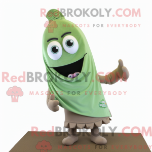 Maskotdraktfigura Tan Green...