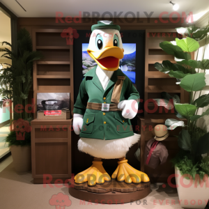 Forest Green Goose mascot...