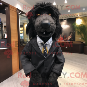 Black Dog-maskotdraktfigur...