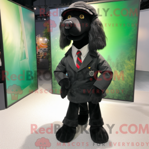 Black Dog-mascottekostuum...