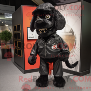 Black Dog-mascottekostuum...