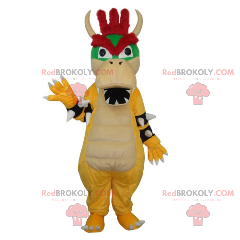 Personaje de mascota Mario Bros - Bowser - Redbrokoly.com