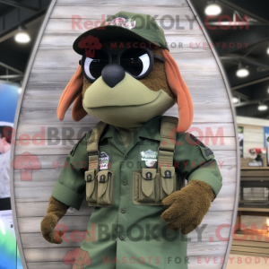 Rust Green Beret mascot...