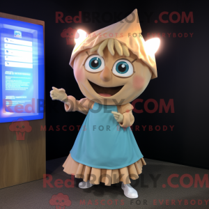 Tan Tooth Fairy maskot...