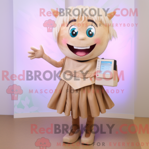 Tan Tooth Fairy maskot...