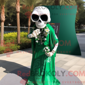 Forest Green Skull...