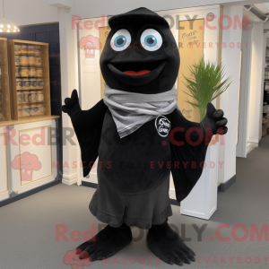 Postava maskota Black Fish...