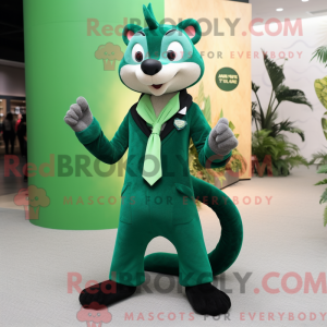 Forest Green Weasel maskot...