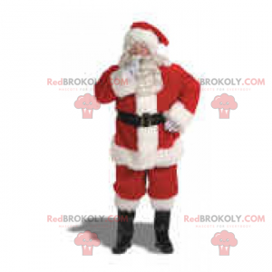 Temporada de vacaciones de personaje de mascota - Santa Claus -