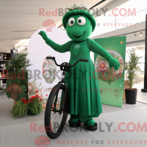 Forest Green Unicyclist...