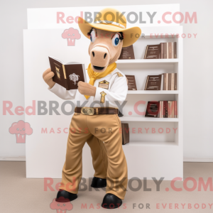 Gold Horseshoe mascot...