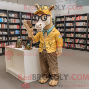 Guld hestesko maskot...