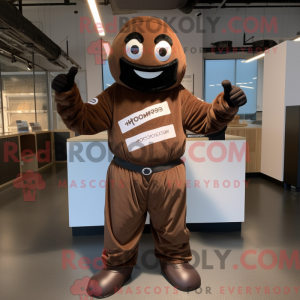 Disfraz de mascota de Brown...
