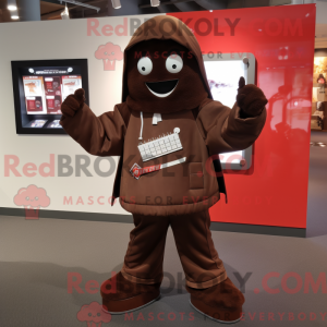 Disfraz de mascota de Brown...