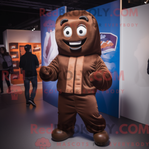 Disfraz de mascota de Brown...