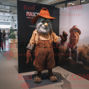 Rust Witch mascottekostuum...