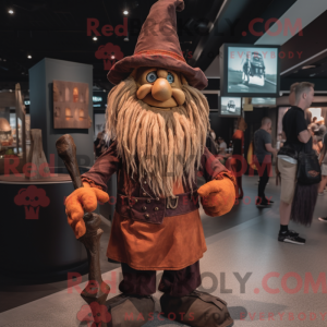 Rust Witch mascottekostuum...
