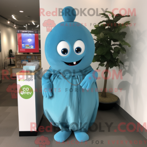 Disfraz de mascota de Cyan...