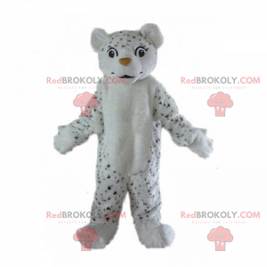 Mascotte petit léopard noir et blanc - Redbrokoly.com