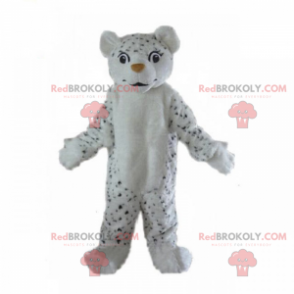 Little black and white leopard mascot - Redbrokoly.com
