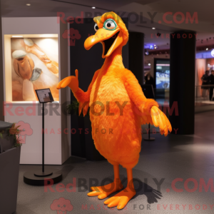 Orange Archeopteryx mascot...