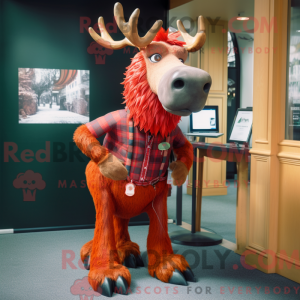 Red Irish Elk máscara de...