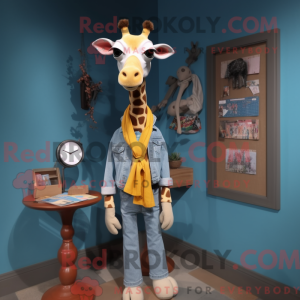 Máscara de girafa com...