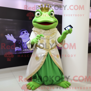 Disfraz de mascota rana...