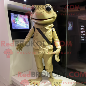 Disfraz de mascota rana...