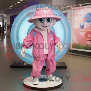 Maskotdraktfigurat Pink...