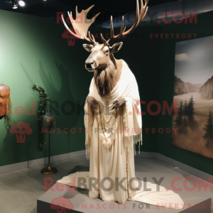 Tan Irish Elk maskot...