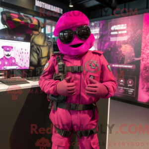 Postava maskota Magenta...