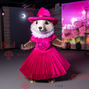 Disfraz de mascota Magenta...