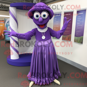 Purple Stilt Walker máscara...
