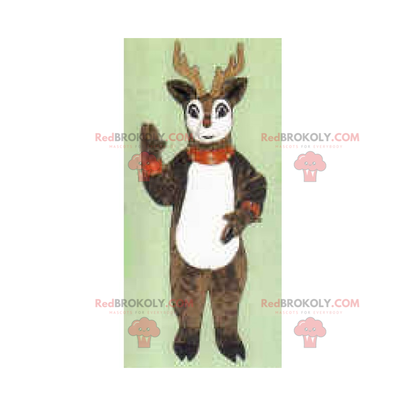Christmas Reindeer Mascot - Redbrokoly.com