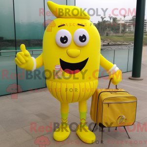 Citrongul Cupcake maskot...
