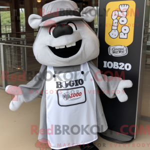 Disfraz de mascota Grey Bbq...