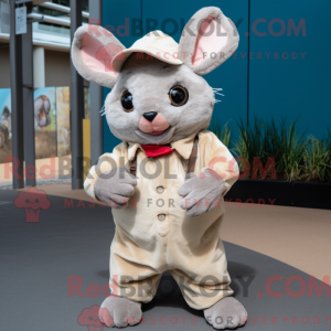 Beige Chinchilla mascot...