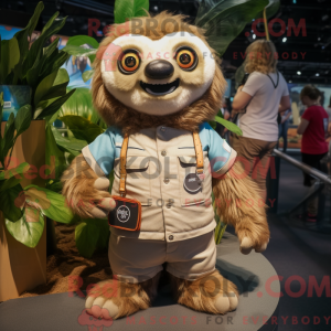 Tan Sloth máscara de...