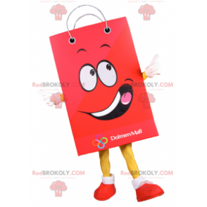 Shopping bag mascot smiling - Redbrokoly.com