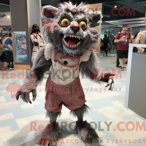 Werwolf-Maskottchen-Kostüm...
