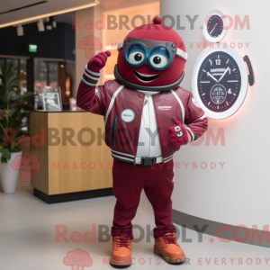 Maroon Rainbow mascot...