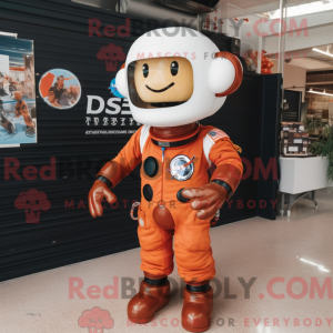 Rust Astronaut maskot drakt...
