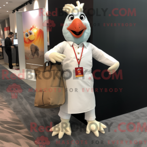 Personaggio mascotte pollo...