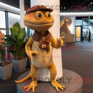 Disfraz de mascota lagarto...