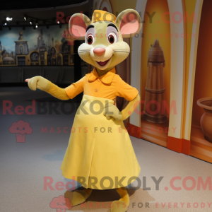 Gul Ratatouille maskot...