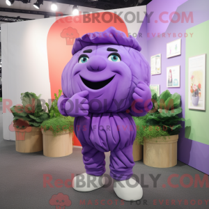 Máscara de repolho roxo com...
