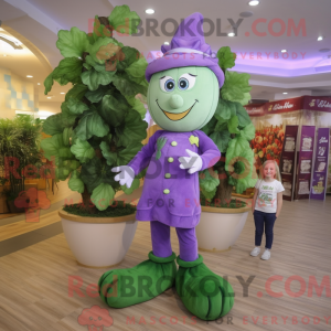 Lavendel boneco de máscara...